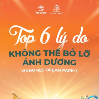 TOP 06 LÝ DO không thể bỏ lỡ Ánh Dương - Vinhomes Ocean Park 3