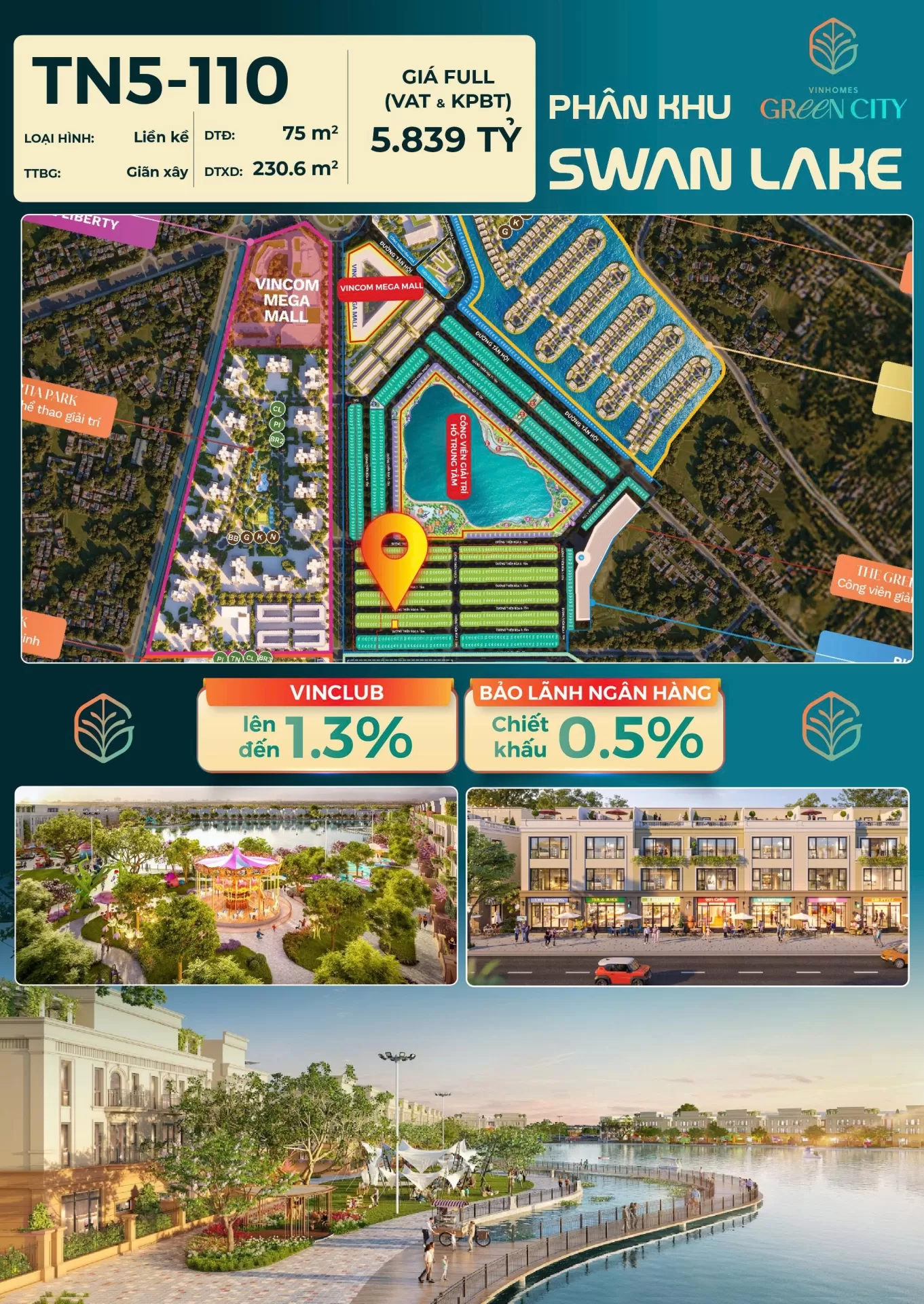 Liền kề Vinhomes Green City: Giá bán & Cơ hội Đầu tư 2026