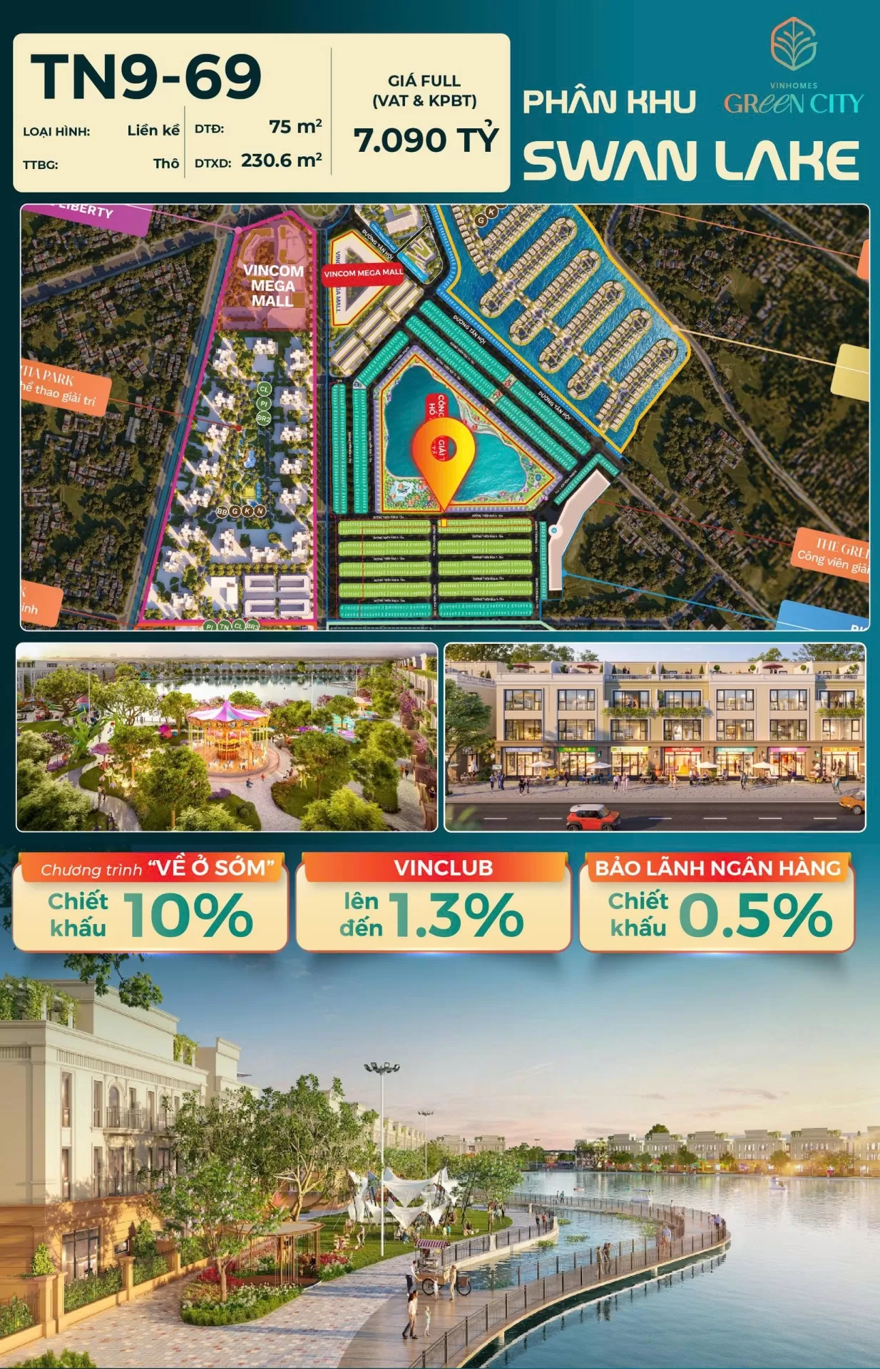 Liền kề Vinhomes Green City: Giá bán & Cơ hội Đầu tư 2026
