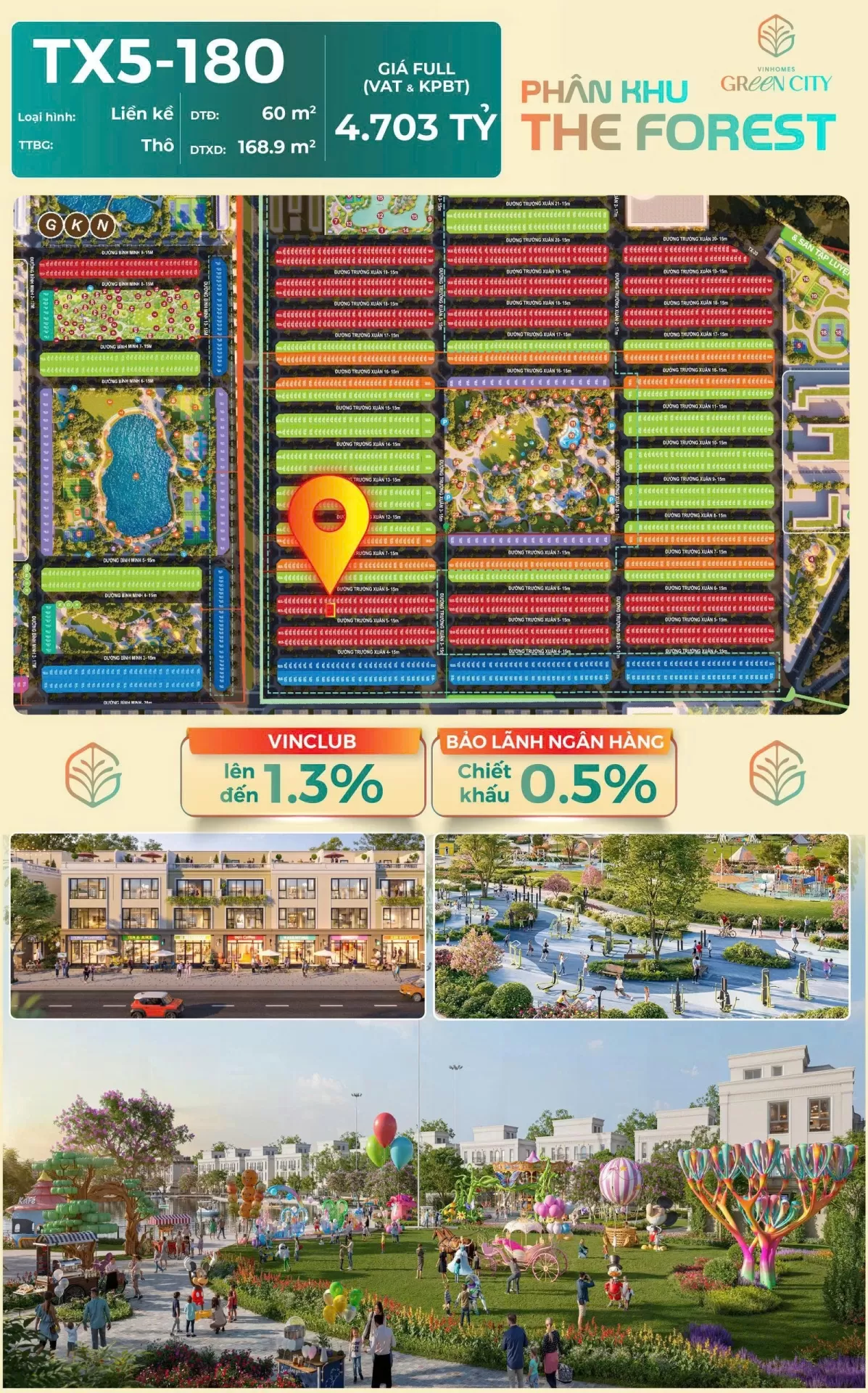 Liền kề Vinhomes Green City: Giá bán & Cơ hội Đầu tư 2026