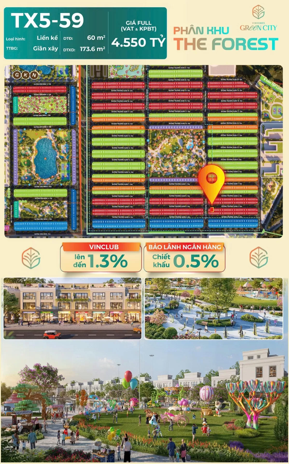 Liền kề Vinhomes Green City: Giá bán & Cơ hội Đầu tư 2026