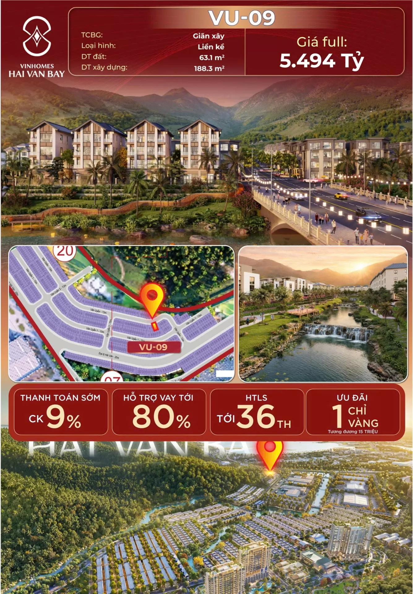 Hạ tầng Vinhomes Hải Vân Bay có gì? Tọa độ 
