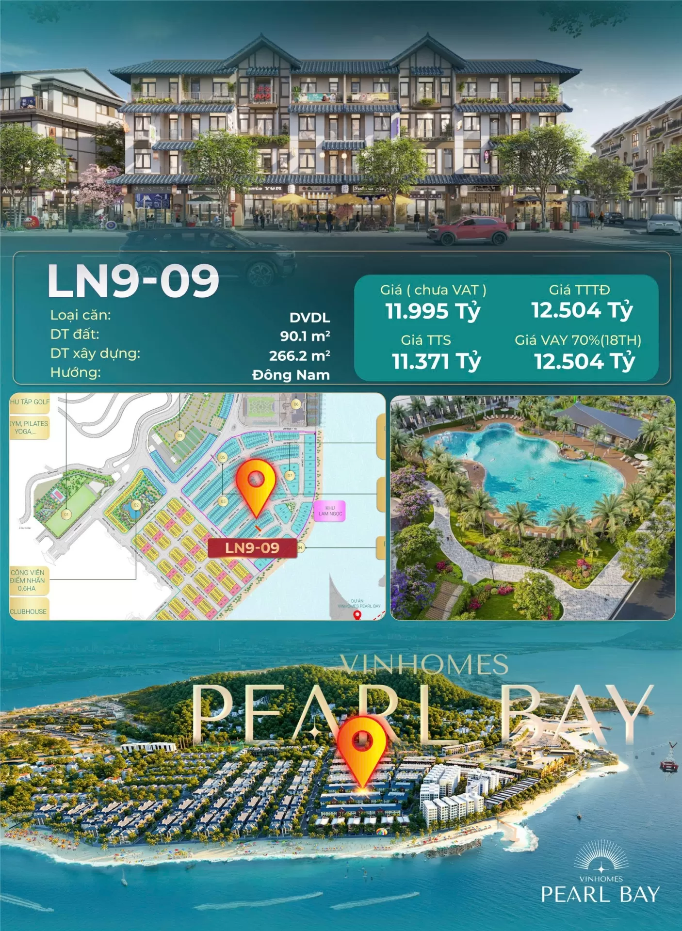 Nhà phố Lam Ngọc: Siêu phẩm tại Vinhomes Pearl Bay