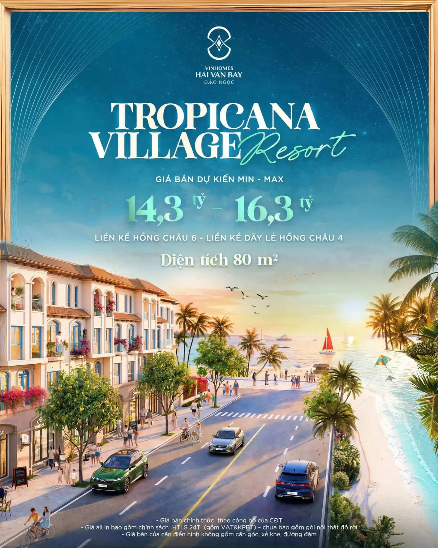 Sở hữu vĩnh viễn khu hoàn thiện nội thất Tropicana Village Resort